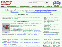 Tablet Screenshot of esperanto-nb.de